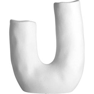 👉 Vaas wit U-Vorm 14,4X7,8X17,6 cm 8712628317690