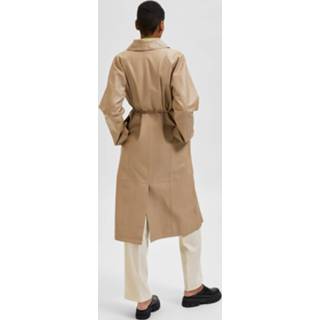 👉 Leer S-M vrouwen bruin Tussenmantel 'Stella' 5715218416370