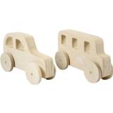 👉 Creotime auto's hout 12 x 6 cm blank 2 stuks