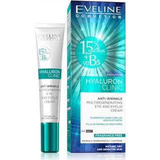 👉 One Size GeenKleur Eveline Cosmetics Hyaluron Clinic B5 Anti Wrinkle Eye Cream 15ml. 5907609336200