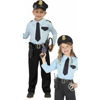 👉 Verkleedpak blauw polyester Color-Blauw Fiestas Guirca politieagent junior mt 0-12 jaar 8434077827321