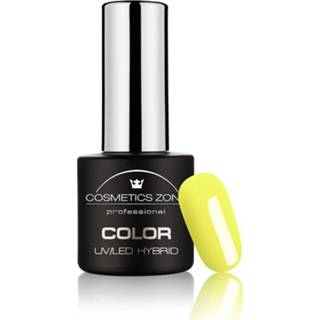 👉 Geel One Size GeenKleur Cosmetics Zone UV/LED Hybrid Gellak 7ml. N12 Neon Intens Yellow 8720604349009