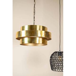 👉 Ronde hanglamp metaal goud One Size Zanth H133 x Ø52 cm 8720014562500