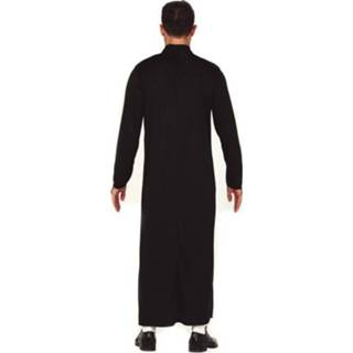 👉 Verkleedpak zwart polyester l Color-Zwart Fiestas Guirca Student/Priester/Rechter mt 8434077803714