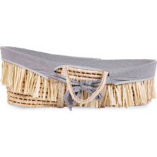 👉 Matras natuurlijk meisjes grijs CHILD HOME Mozesmand Raffia van Maïsblad incl. en overtrek 5420007161163