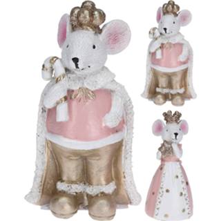 👉 One Size GeenKleur 5 stuks Muis met kroon 12 cm 2 assorti 8719269582654