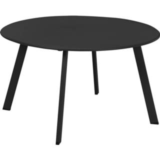 Tafel grijs One Size Rond 70 cm Donker 8719987355912