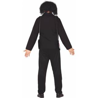 👉 Verkleedpak zwart polyester l Color-Zwart Fiestas Guirca Billy the Puppet mt 8434077887226