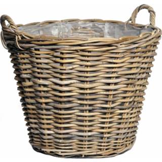 👉 One Size GeenKleur 3 stuks Aardappelmand lana natural d39h31 8719269295325