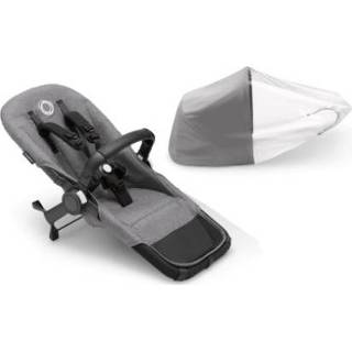 👉 Grijs jongens zwart Bugaboo Uitbreidingsset Donkey 5 Duo Compleet Black /Grijs gemêleerd 8717447472452