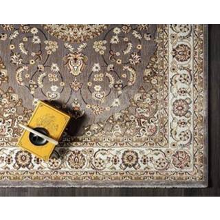 👉 Laagpolig vloerkleed grijs polyester rechthoekig decoratief dubai Perzisch Motief Grijs-120 x 170 cm 8785265224232