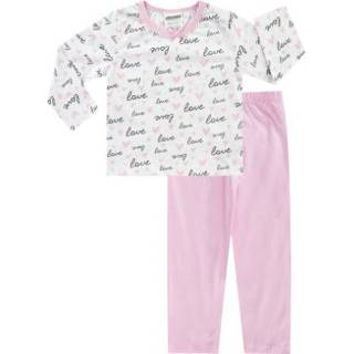 👉 JACKY Pyjama 2st. roze gedessineerd