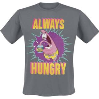 👉 Squarepant grijs mannen l SpongeBob SquarePants - Always Hungry T-shirt 4055585453822