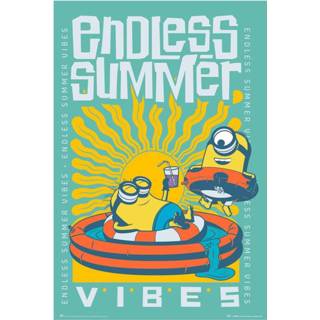 👉 Poster unisex Hoofdmateriaa Papier meerkleurig Minions - Auf der Suche nach dem Mini-Boss Endless Summer Vibes 4063909316081