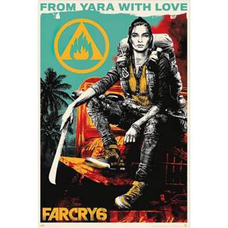 👉 Poster unisex Hoofdmateriaa Papier meerkleurig Far Cry - 6 From Yara with Love 4063909302626