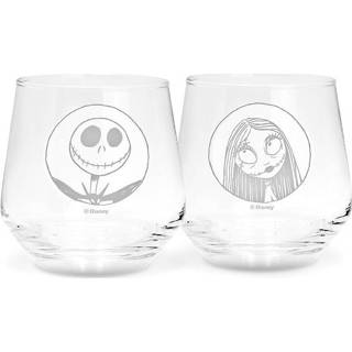 👉 Drinkglas transparant unisex hoofdmateriaa glas The Nightmare Before Christmas - Jack Und Sally 3665361067191