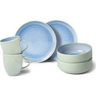 👉 Blueberry premium porselein blauw Villeroy & Boch Crafted Ontbijtset 2 persoons, 6 delig 4003686418653