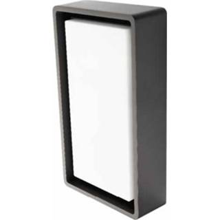 👉 Buitenlamp zwart SG Frame 8W 670 lumen 3000K kleur met schemerschakelaar 605552 slagvast 7021986055528