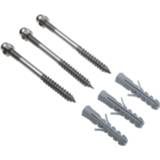 👉 Schroevenset staal roestvrij M6 dopmoeren, pluggen en veerringen 136800052342