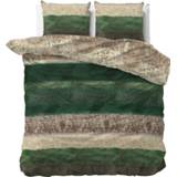 👉 Kussen slop Katoen-Polyester groen Sleeptime Elegance Jermaine - 2-persoons (200 x 200/220 cm + 2 kussenslopen) 8720105639494