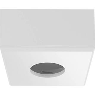 👉 Opbouwspot wit LED afdekring RAL 9003 vierkant voor 2090 of 3090