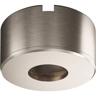 Opbouwspot LED afdekring rvs-kleurig rond voor 2090 of 3090