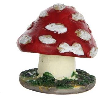 👉 One Size rood 3 stuks Paddenstoel cm hoog 8719269257989