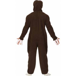 👉 Verkleedpak bruin polyester m Color-Bruin Fiestas Guirca luiaard maat 8434077866351