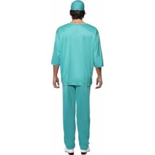 👉 M groen Chirurg kostuum voor volwassenen 8718758174769