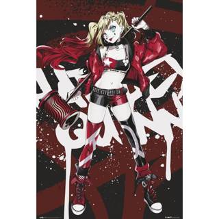 👉 Poster Hoofdmateriaa Papier meerkleurig unisex Harley Quinn - 4063909325731