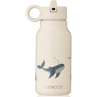 👉 Thermosfles RVS active Liewood falk - sea creature sandy mix 250ml 5713370823869