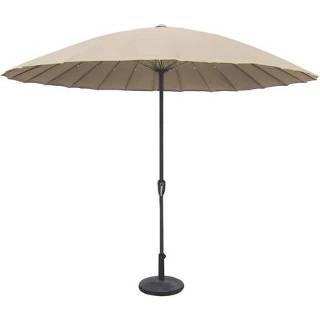 👉 Parasol Bestgarden - Tuinmeubelen Ø3 m Taupe 8711621956059