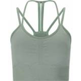 👉 ATHLECIA - Women's Flowee Seamless Strappy Bra - Sportbeha maat L/XL, grijs