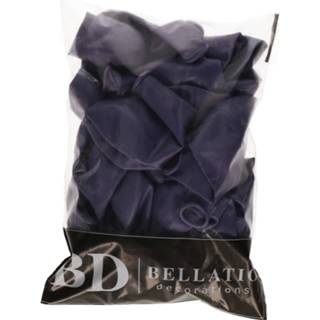 👉 Ballon paars One Size Bellatio Decorations ballonnen - 10 stuks 27 cm helium of lucht verjaardag / versiering 8718758989547