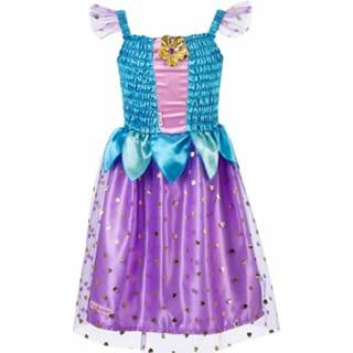 👉 Jurk blauw paars meerkleurig Luxe prinses jurkje blauw/paars 8719538072466