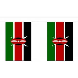 👉 Vlaggenlijn One Size meerkleurig Luxe Kenia 9 m 8718758272724
