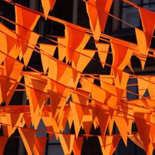 👉 Vlaggenlijn oranje One Size vlaggenlijnen pakket 200 meter 8718758528876