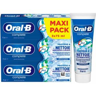 👉 Tandpasta active 3x Oral-B Complete Protect&Clean 3 x 75 ml 8006540372784
