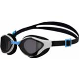👉 Zwembril zwart grijs One Size uniseks Arena - Air-Bold Swipe maat Size, zwart/grijs 3468336644324