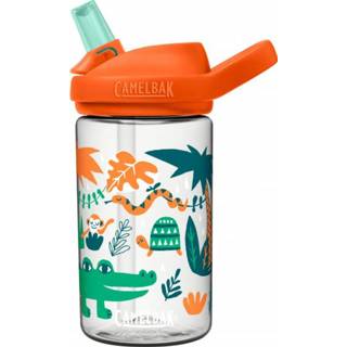 👉 Drinkfles oranje wit grijs uniseks kinderen Camelbak - Eddy+ Kids maat 400 ml, oranje/wit/grijs 886798033495
