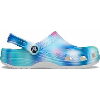 👉 Crocs - Classic Solarized Clog - Sandalen maat M9 / W11, turkoois/blauw