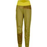 👉 Ortovox - Women's Valbon Pants - Klimbroek maat XL, oranje/olijfgroen/bruin