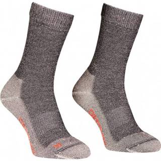 👉 Ortovox - Women's Hike Mid Socks - Wandelsokken maat 42-44, grijs