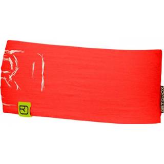 👉 Hoofdband rood One Size uniseks Ortovox - 120 Tec Logo Headband maat Size, 4251877705994