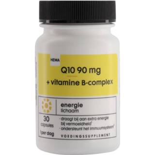 👉 Vitamine HEMA Q10 90 Mg + B-complex - 30 Stuks 8718537937103