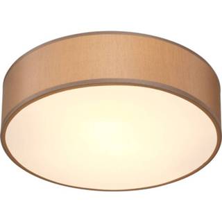 👉 Plafondlamp stof active Monzana - Taupe -Ø38cm 6011603273269