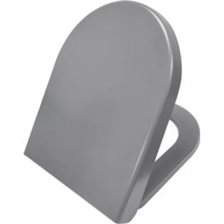 👉 Toiletbril grijs active Sanifun toilet bril Cas Mat Grijs. 5404013551996