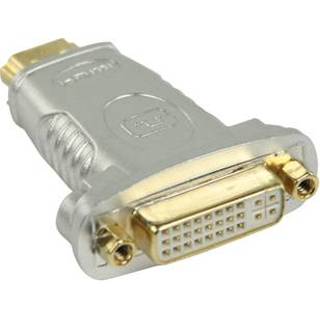 👉 Goud HDMI male naar DVI female adapter gold plated 5412810063178