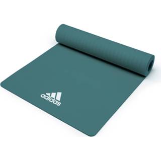👉 Yoga mat donkergroen Color-Groen Adidas 8mm raw green 885652012492