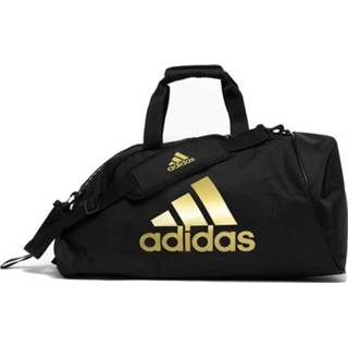 👉 Sporttas unisex zwart polyester goud Adidas training 2 in 1 zwart/goud 83 liter 3662513320135